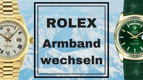 rolex armband entfernen